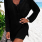 Openwork Tie Neck Cover-Up