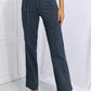 Judy Blue Cassidy Full Size High Waisted Tummy Control Striped Straight Jeans