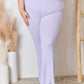 RISEN Full Size High Waist Ultra Soft Knit Flare Pants