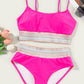 Scoop Neck Spaghetti Strap Two-Piece Swim Set