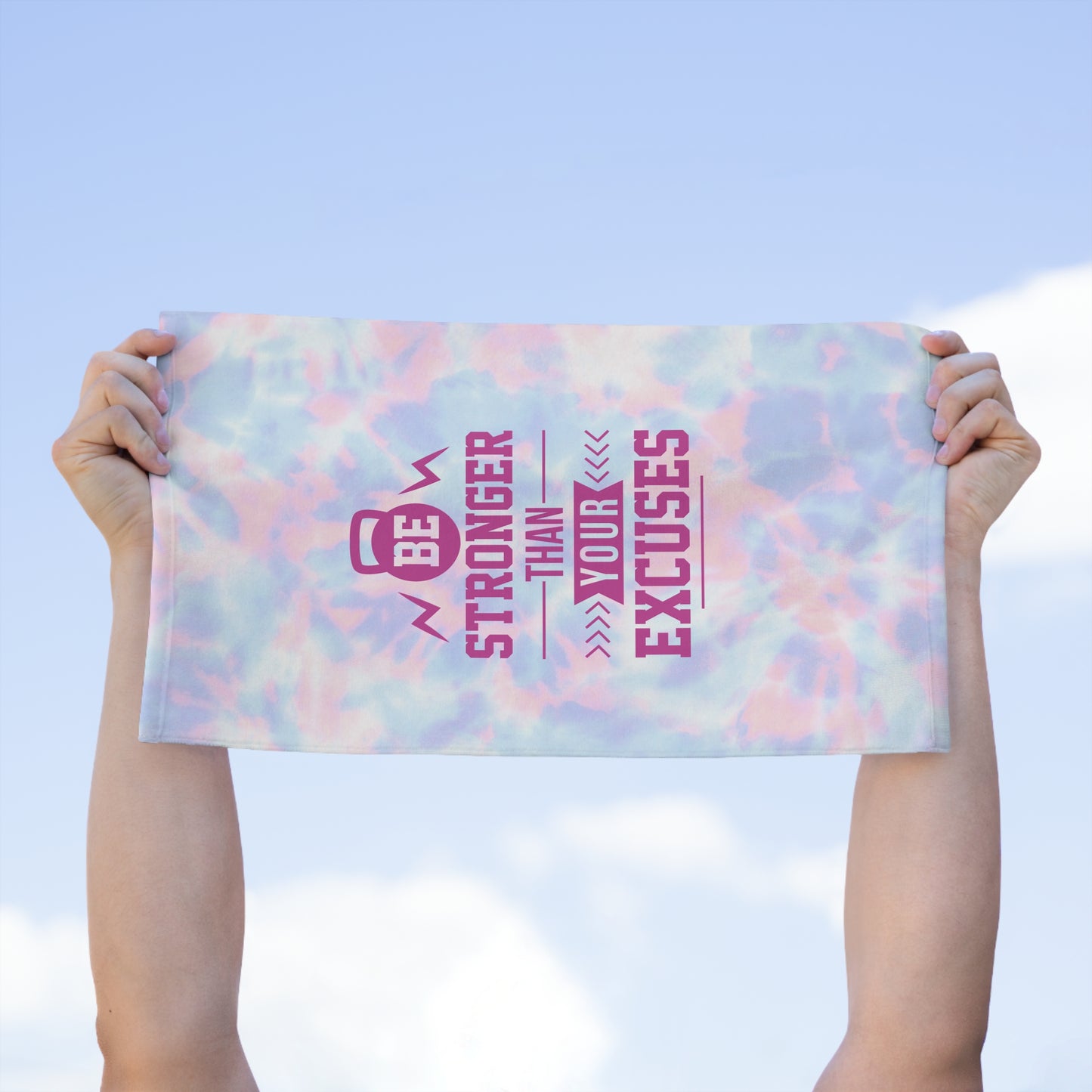 Stronger Than Excuses Gym Towel