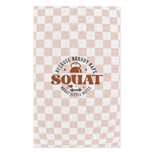 Big Butts Gym Towel ~ Checkered