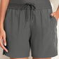 Drawstring Swim Shorts with Pockets