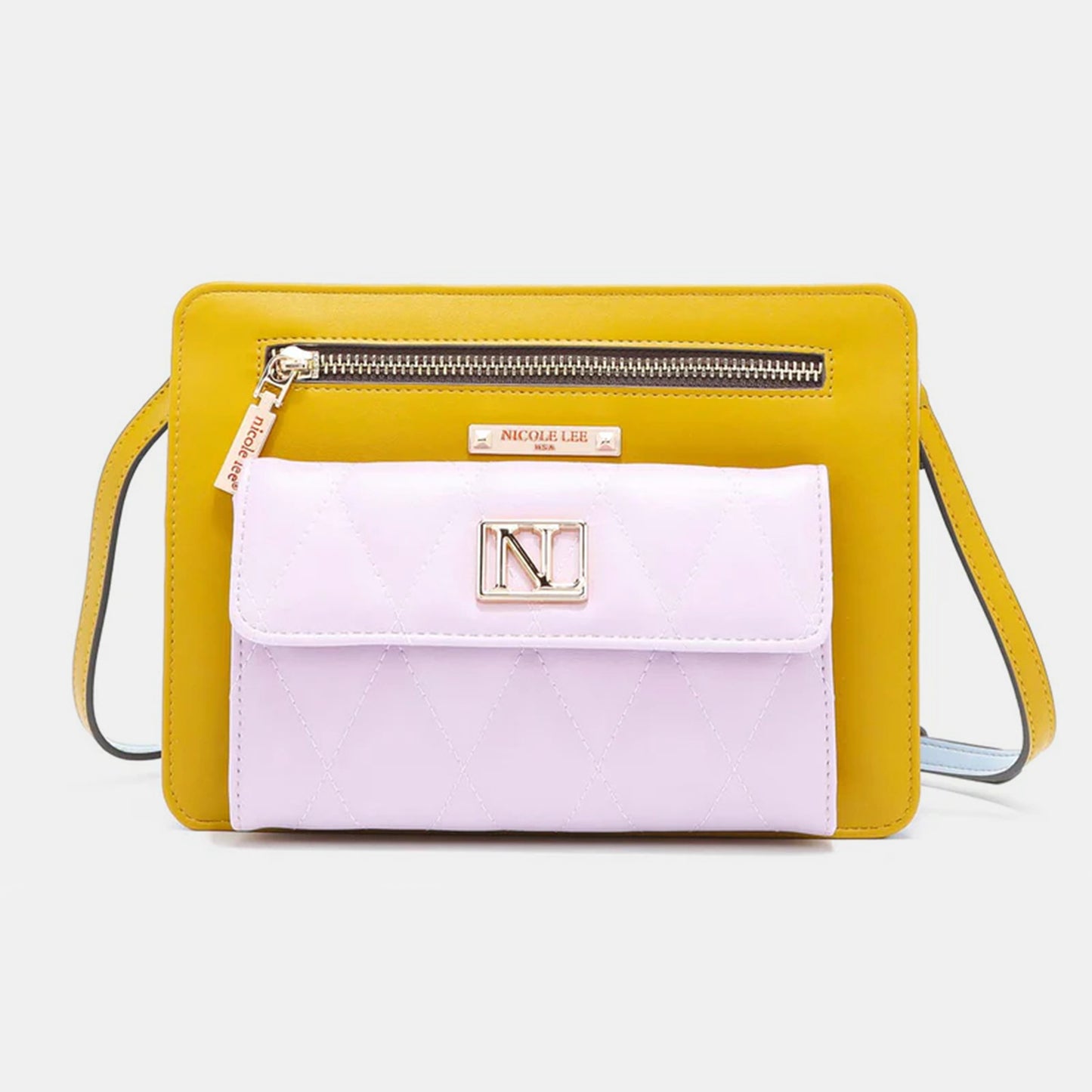 Color Block Crossbody Bag