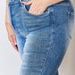 RISEN Full Size High Rise Ankle Flare Jeans