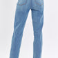 Waist Straight Jeans