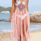 Fringe Spaghetti Strap Cover-Up