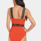 V-Neck One-Piece Swimwear