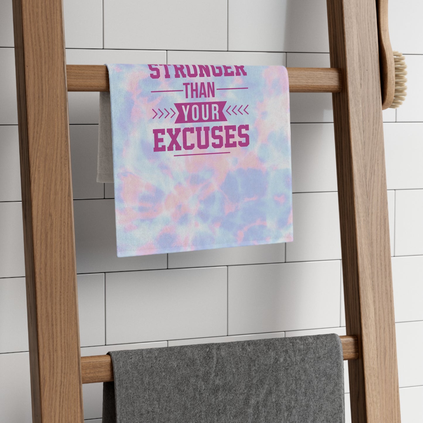 Stronger Than Excuses Gym Towel