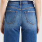 Super High Rise Denim Bermuda Shorts - BAYEAS