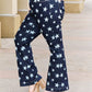 Judy Blue Janelle Full Size High Waist Star Print Flare Jeans