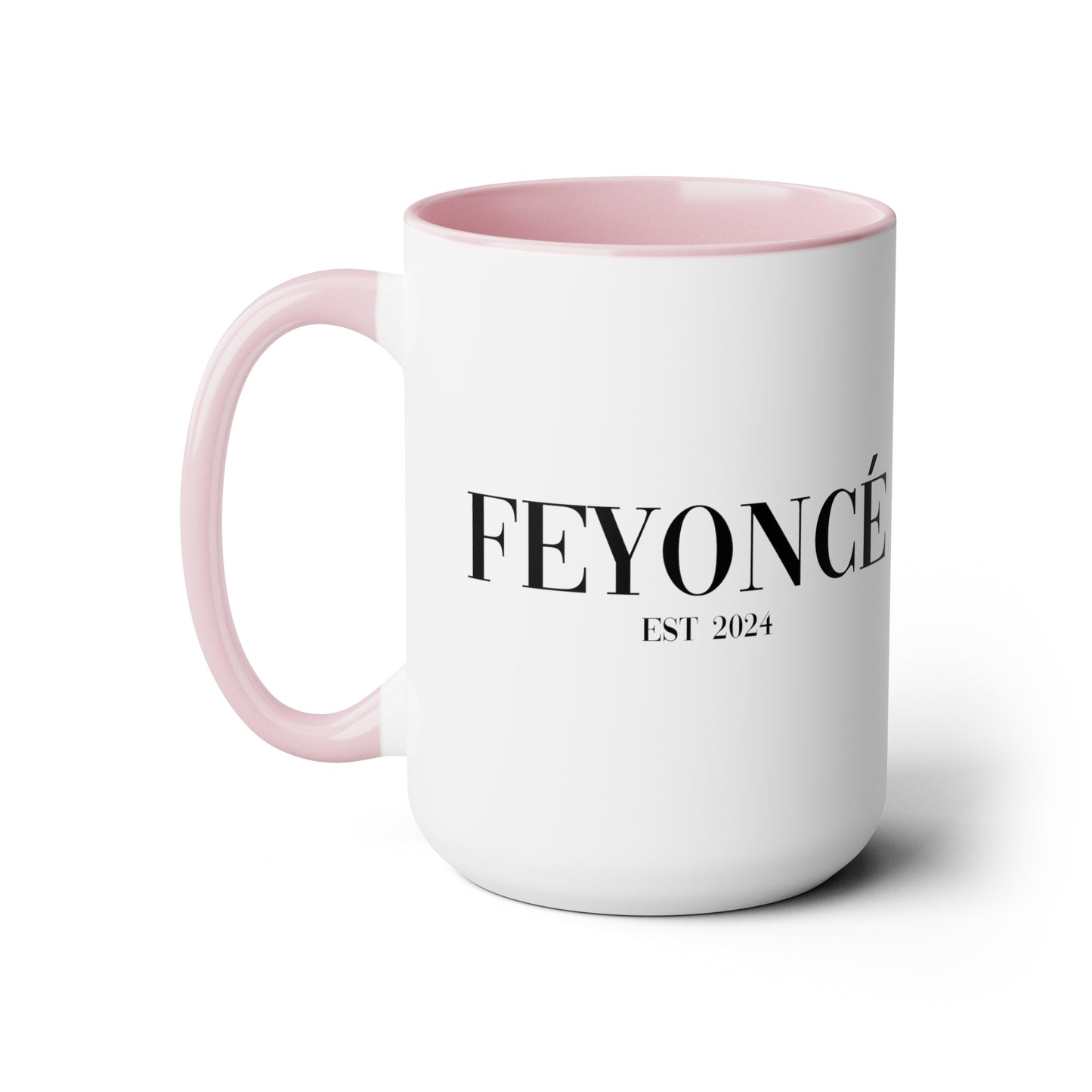 "FEYONCE" Two-Tone Coffee Mugs, 15oz