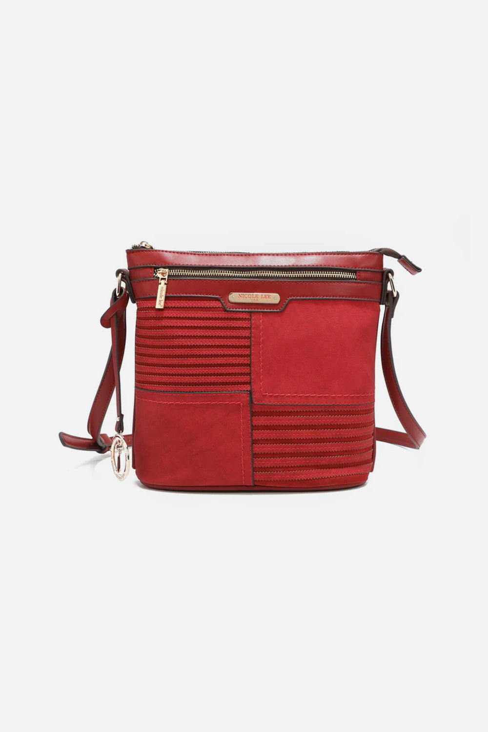 Scallop Stitched Crossbody Bag