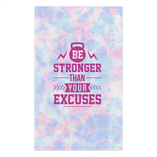 Stronger Than Excuses Gym Towel