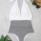 Halter Neck One-Piece Swimwear