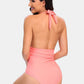 Halter Neck One-Piece Swimwear