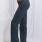 Judy Blue Cassidy Full Size High Waisted Tummy Control Striped Straight Jeans