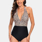 Halter Neck One-Piece Swimwear