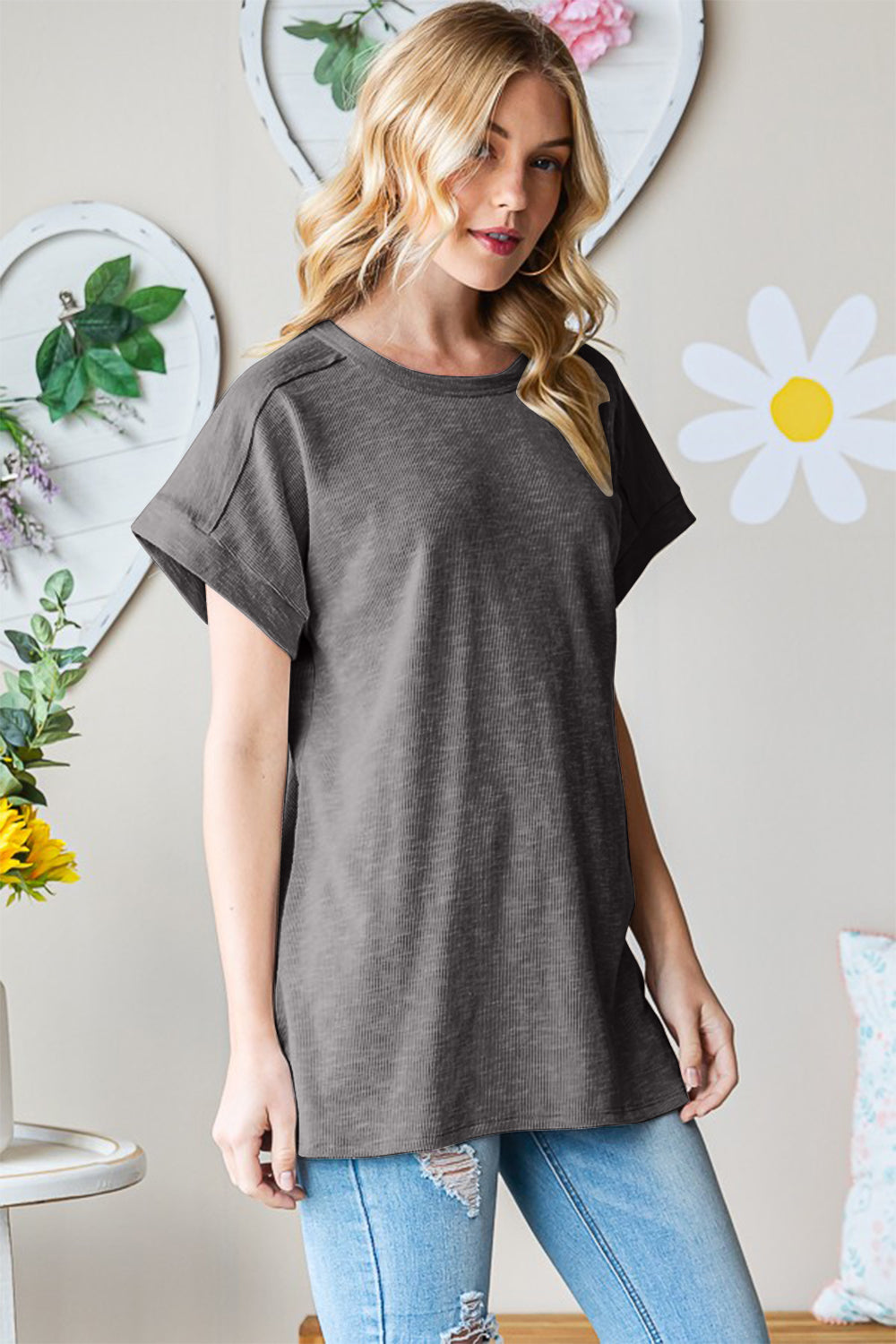 Short Sleeve Round Neck T-Shirt