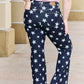 Judy Blue Janelle Full Size High Waist Star Print Flare Jeans