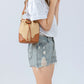 Straw Braided Adjustable Strap Bucket Bag