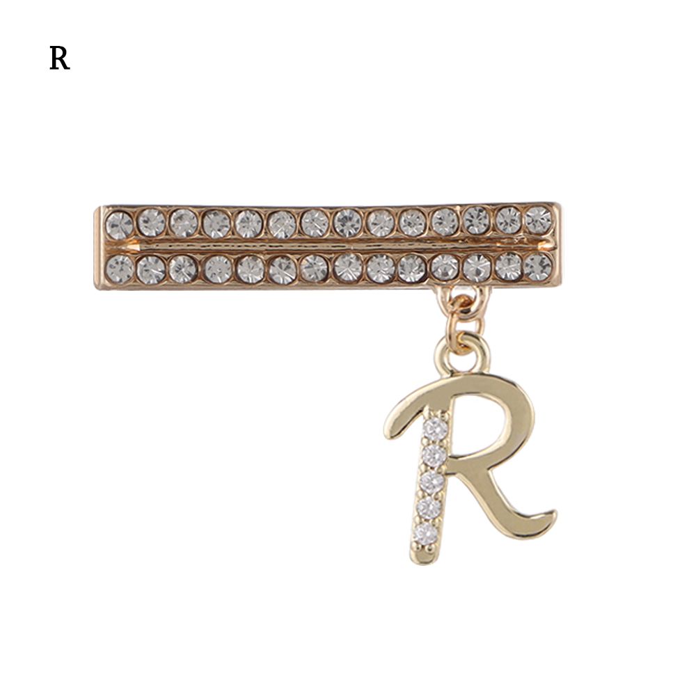 Sparkle Letter Watch Band Charm