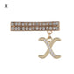 Sparkle Letter Watch Band Charm