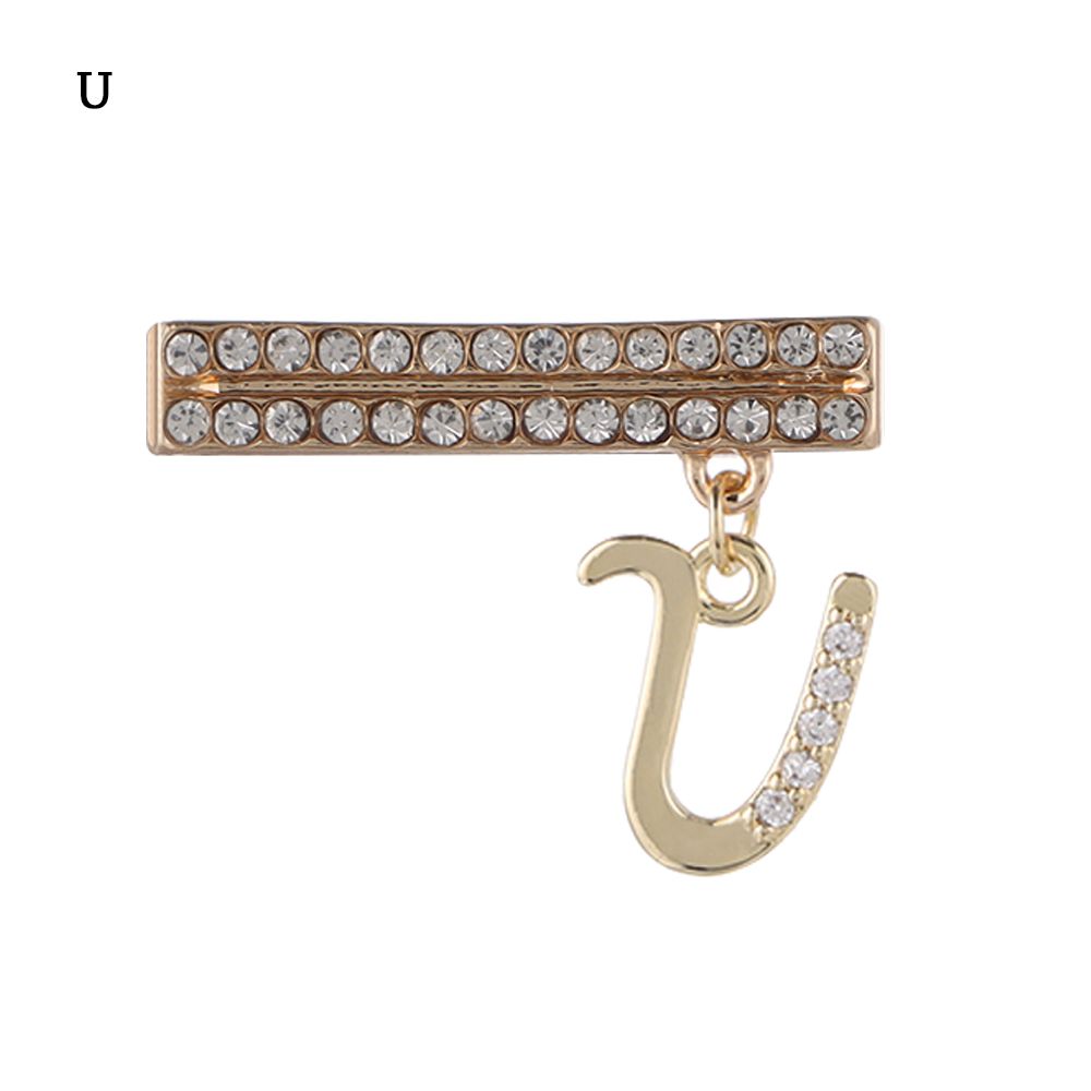 Sparkle Letter Watch Band Charm