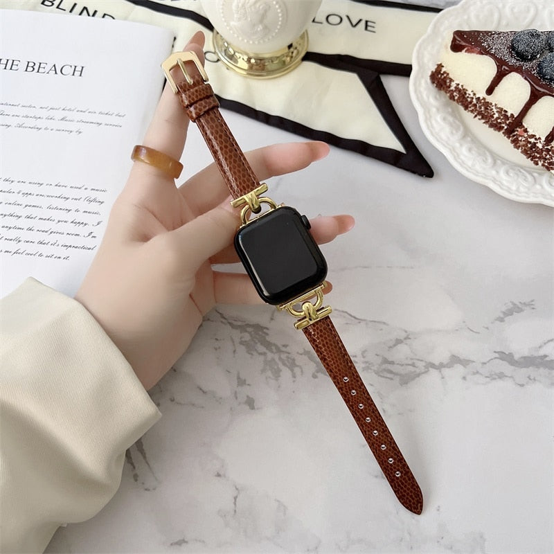 Leather Sport Luxe Apple Watch Band