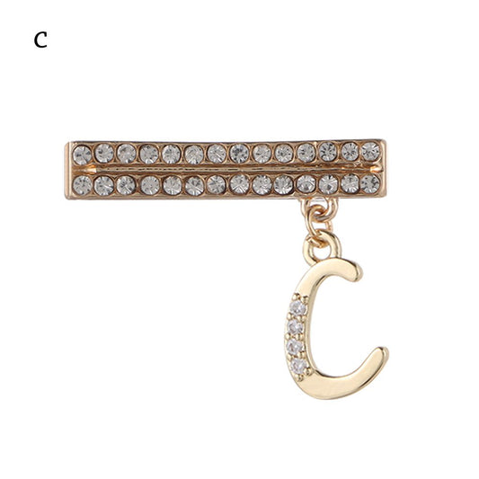 Sparkle Letter Watch Band Charm