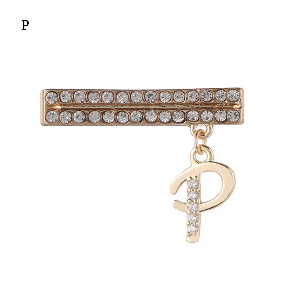 Sparkle Letter Watch Band Charm