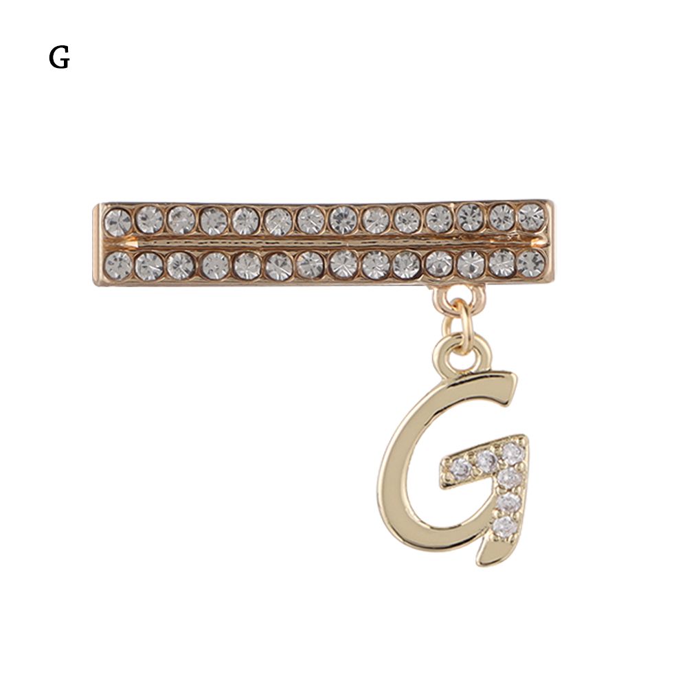 Sparkle Letter Watch Band Charm