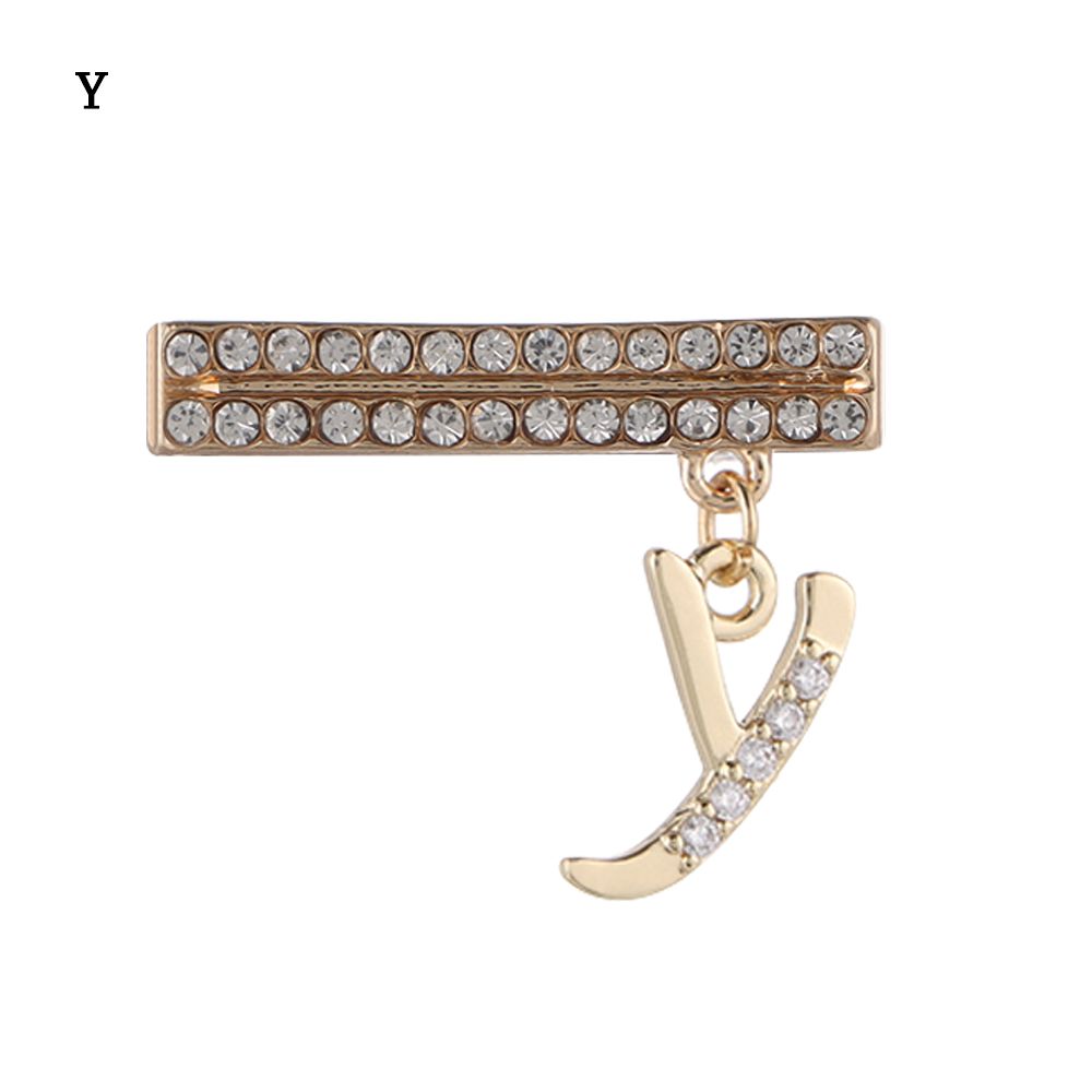 Sparkle Letter Watch Band Charm