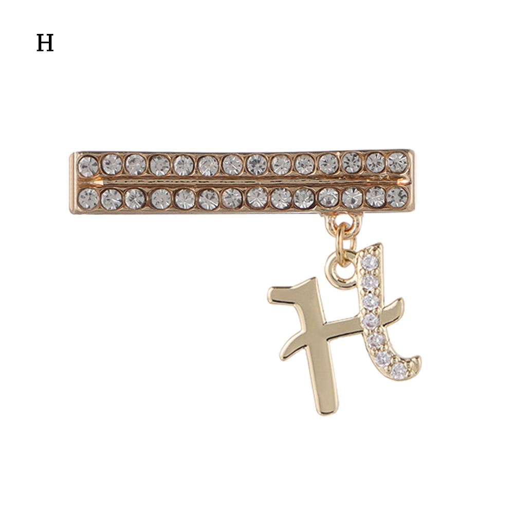 Sparkle Letter Watch Band Charm