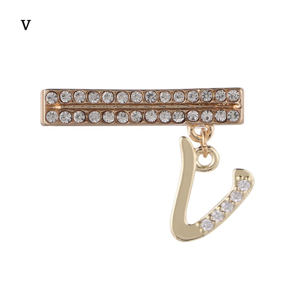 Sparkle Letter Watch Band Charm