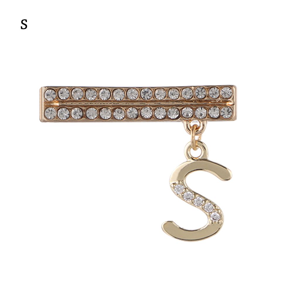 Sparkle Letter Watch Band Charm