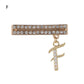 Sparkle Letter Watch Band Charm