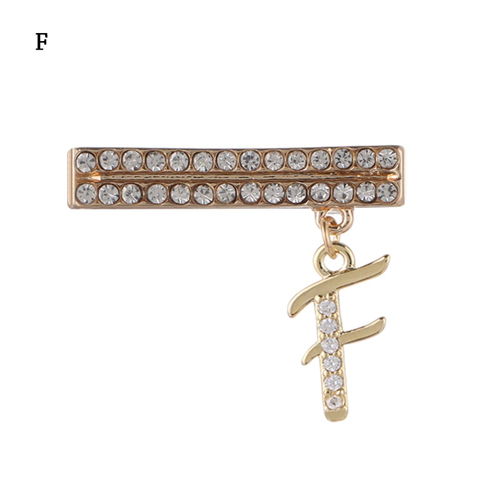 Sparkle Letter Watch Band Charm