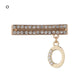 Sparkle Letter Watch Band Charm