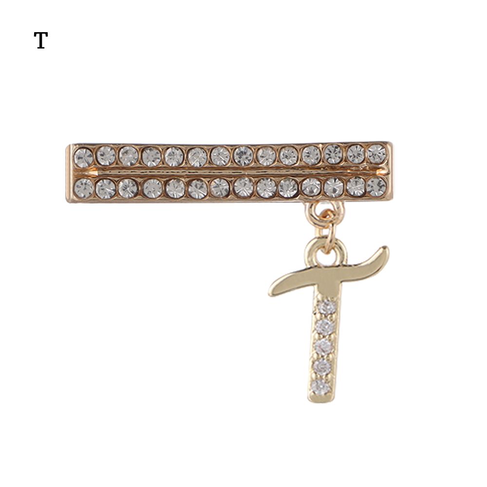 Sparkle Letter Watch Band Charm