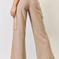 RISEN High Waist Cargo Wide Leg Pants