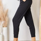 RISEN Soft Knit Drawstring Cropped Joggers