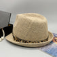 Short Brim Jute Cloth Hat