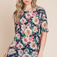 Floral Round Neck T-Shirt