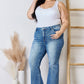 RISEN Full Size High Rise Ankle Flare Jeans