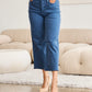 Crop Chloe Tummy Control High Waist Raw Hem Jeans