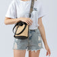 Straw Braided Adjustable Strap Bucket Bag