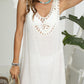 Tassel Scoop Neck Wide Strap Cover-Up