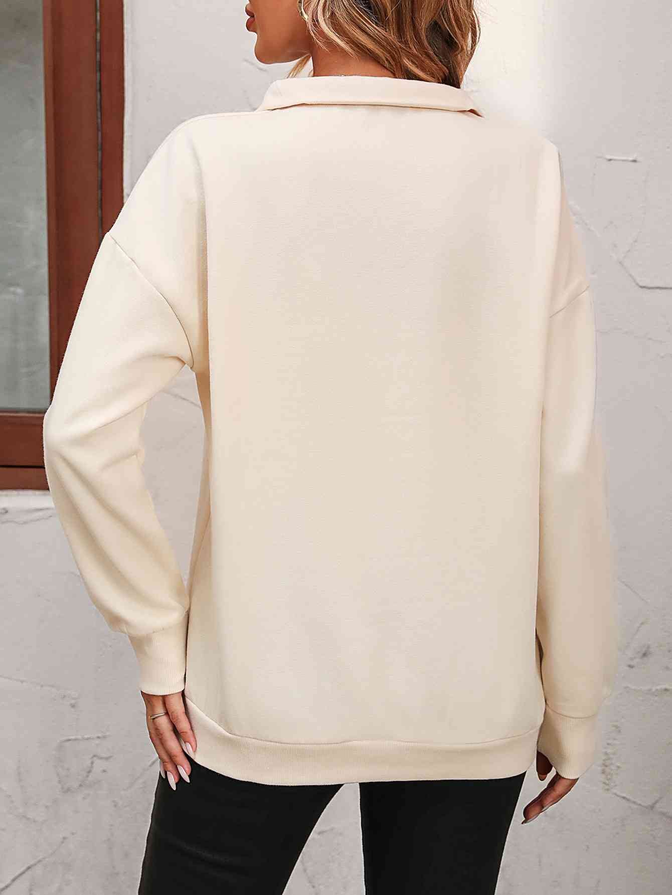 Dropped Shoulder Sweatshirt