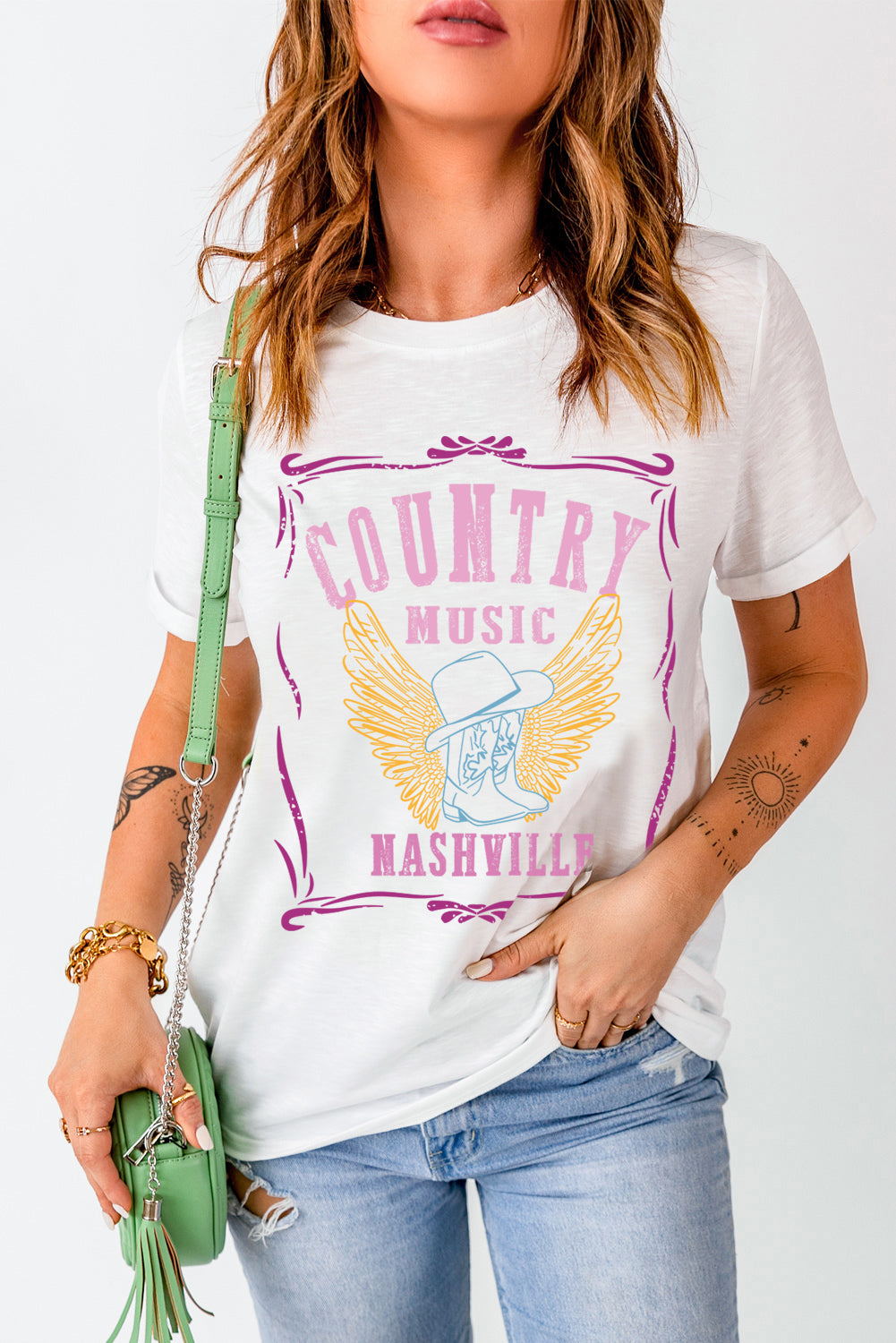 Country Music Nashville Graphic T